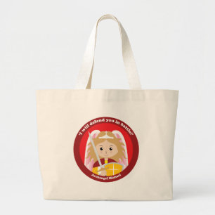 St. Michael the Archangel Large Tote Bag