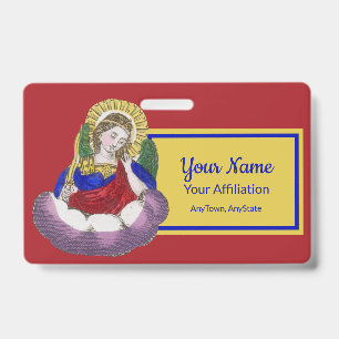 St. Michael the Archangel (M 009; Style 2) Badge