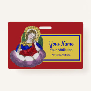 St. Michael the Archangel (M 009; Style 2) Badge