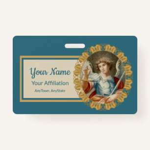 St. Michael the Archangel (M 010) Badge