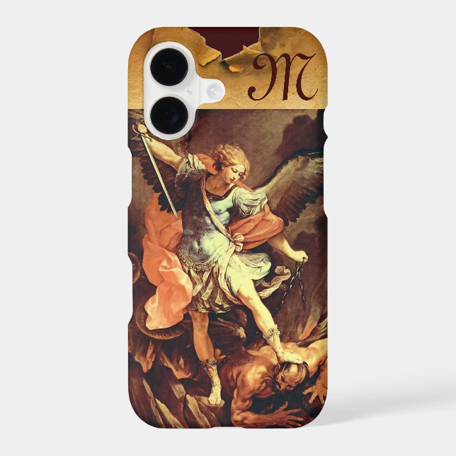 St. Michael the Archangel Monogram (Back)