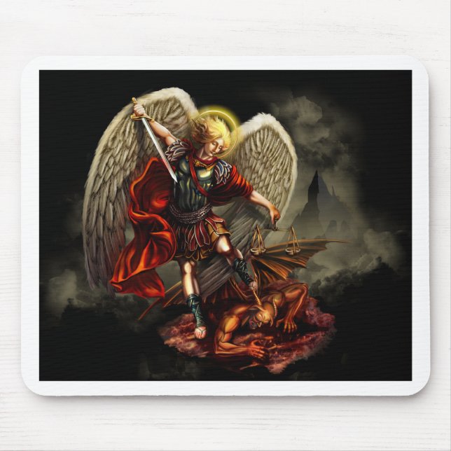 St. Michael the Archangel Mouse Pad (Front)