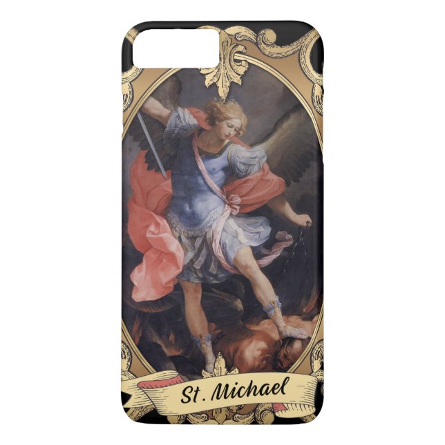 St. Michael the Archangel Religious Elegant Case-Mate iPhone Case (Back)