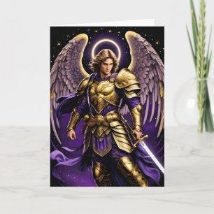 St Michael the Archangel Roman Catholic Holiday Card
