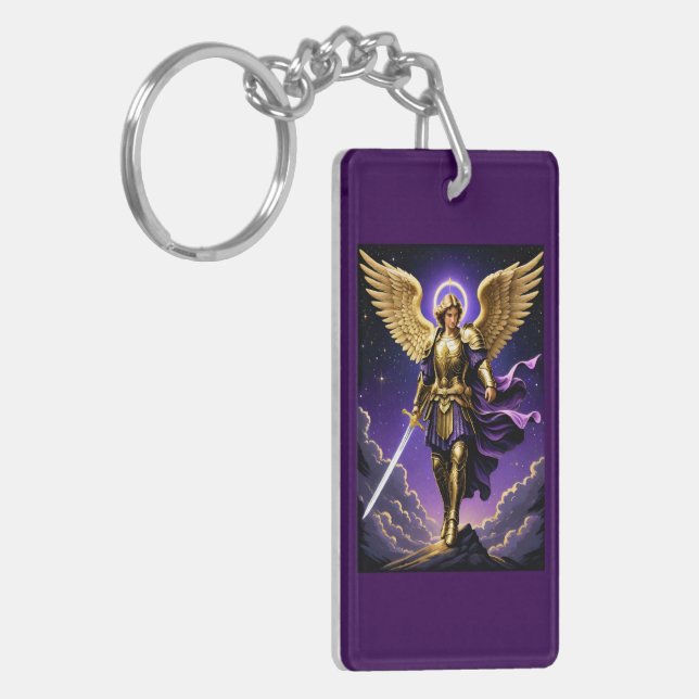 St Michael the Archangel Roman Catholic Keychain (Front Left)