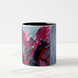 St. Michael the Archangel Slays Satan 2-tone Mug