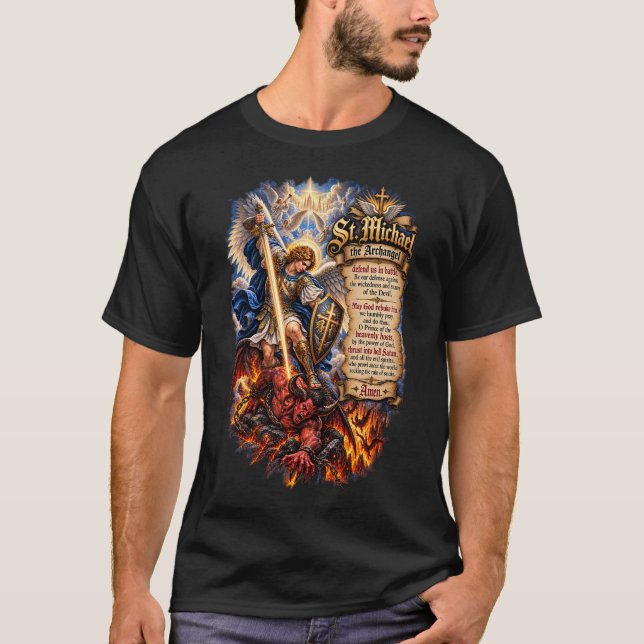 St. Michael the Archangel T-Shirt (Front)