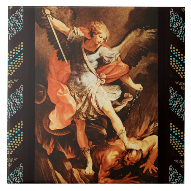 St. Michael the Archangel Tile (Front)