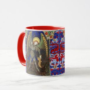 St. Michael the Archangel with Devil , Red Dragons Mug
