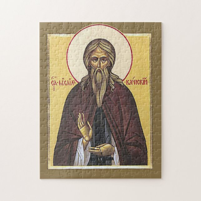 St. Michael the Fool-for-Christ Orthodox Icon Jigsaw Puzzle (Vertical)