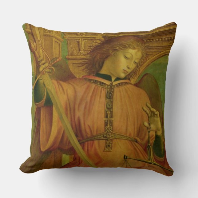 St. Michael Throw Pillow (Front)