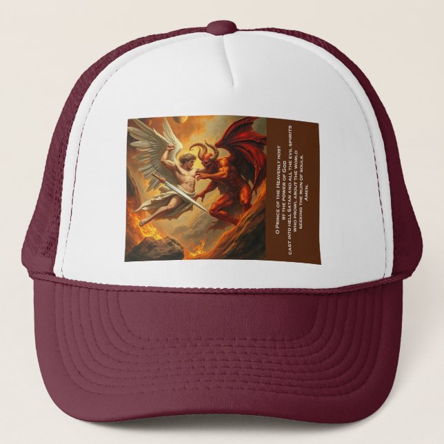 St Michael Trucker Hat (Front)