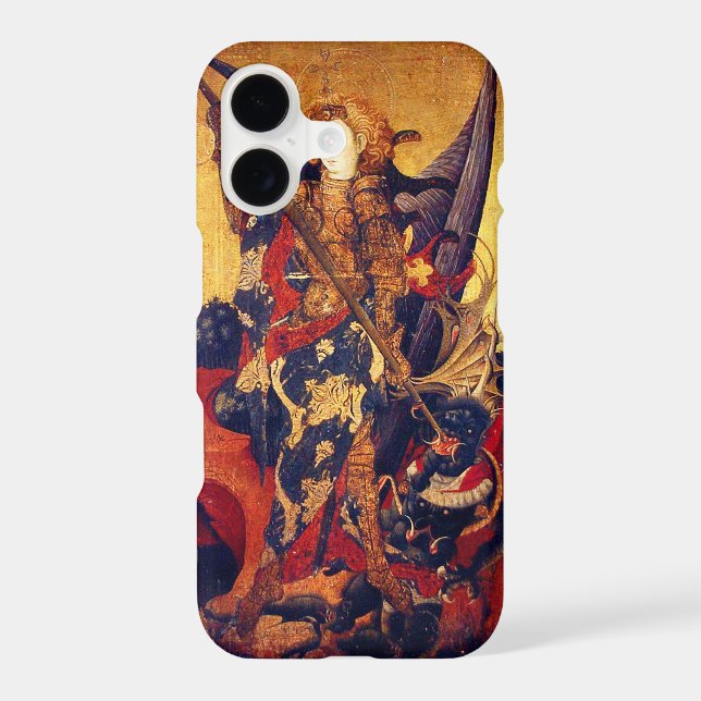 St. Michael Vanquishing Devil as Medieval Knight (Back)