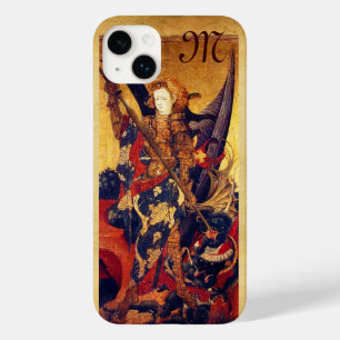 St. Michael Vanquishing Devil as Medieval Knight Case-Mate iPhone 14 Plus Case