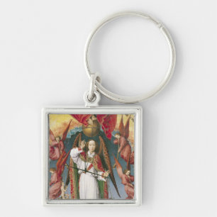St. Michael Weighing the Souls Keychain
