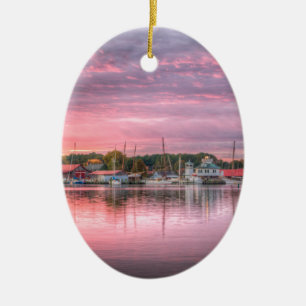 St. Michaels Harbour Ceramic Ornament