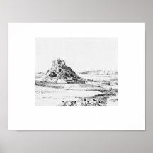 St. Michael's Mnt Cornwall Print, Eleanor M Hughes