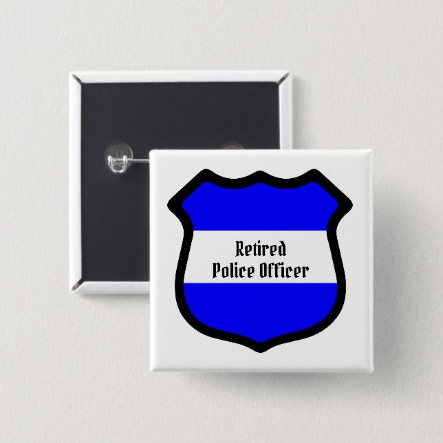 St. Michael's Shield 2 Inch Square Button (Front & Back)