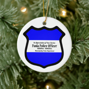 St. Michael's Shield (Style 2) Circular Ceramic Ornament