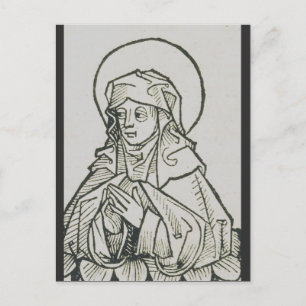 St. Monica The Strength of Persistent Prayer Holiday Postcard