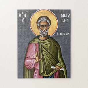 St. Moses the Theologian Orthodox Christian Icon   Jigsaw Puzzle