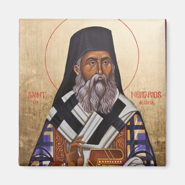 St Nektarios of Aegina Magnet (Front)