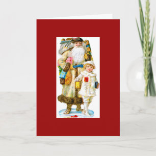 St. Nicholas and Child Holiday Card