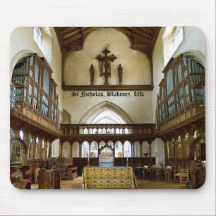 St Nicholas Church, Blakeney UK mousepad