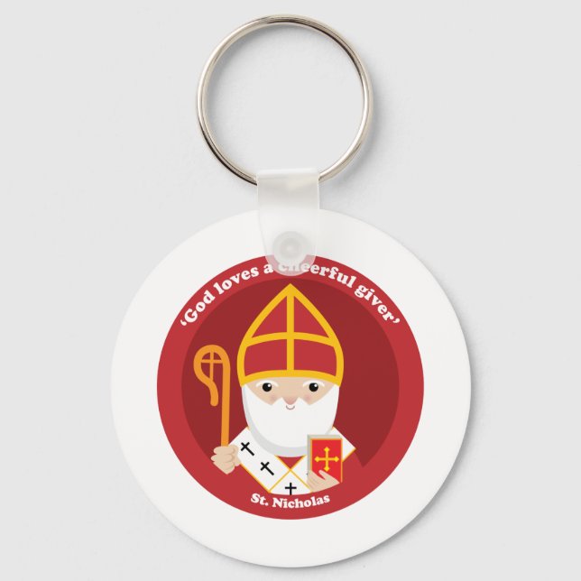 St. Nicholas Keychain (Front)