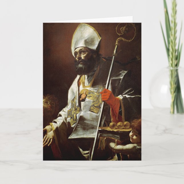 St. Nicholas of Bari Holiday Card (Front)