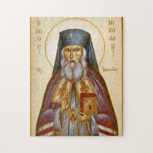 St. Nicholas of Japan Orthodox Christian Icon Jigsaw Puzzle