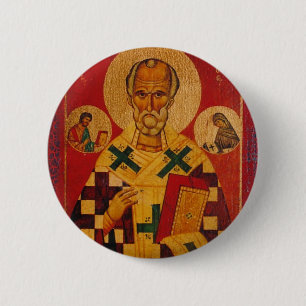 St. Nicholas of Myra 2 Inch Round Button