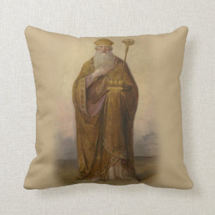 St. Nicholas of Myra Bishop Throw Pillow