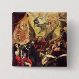 St. Nicholas of Tolentino 2 Inch Square Button