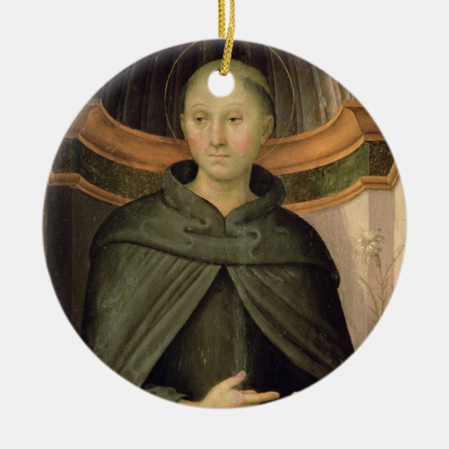 St. Nicholas of Tolentino (panel) Ceramic Ornament (Front)