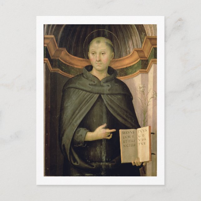 St. Nicholas of Tolentino (panel) Postcard (Front)