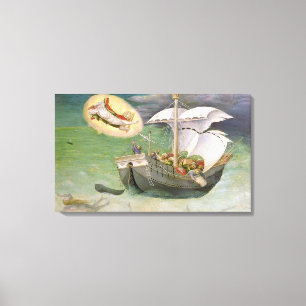 St. Nicholas Saves a Ship from Wreckage Canvas Print