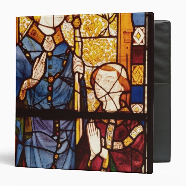 St. Nicholas with a donor Binder (Front/Inside)