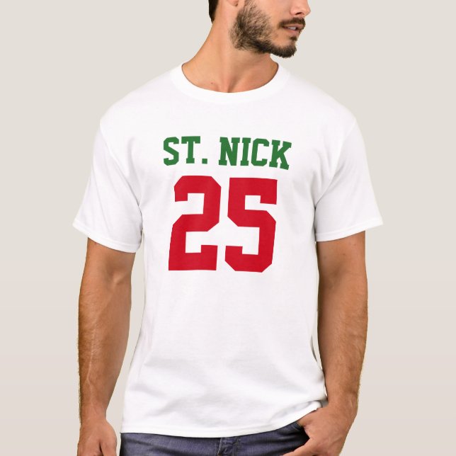 St. Nick 25 Christmas T-Shirt (Front)