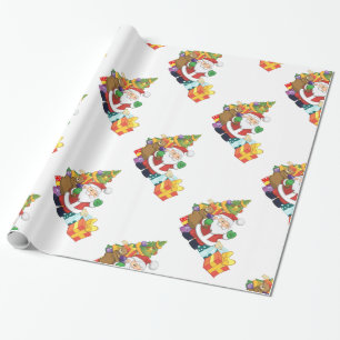 St. Nick And Gifts Wrapping Paper