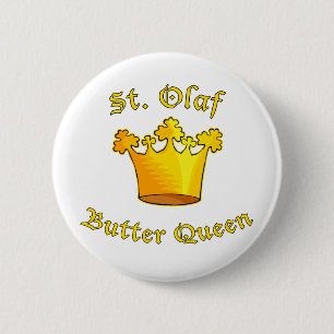 St. Olaf Butter Queen Products 2 Inch Round Button