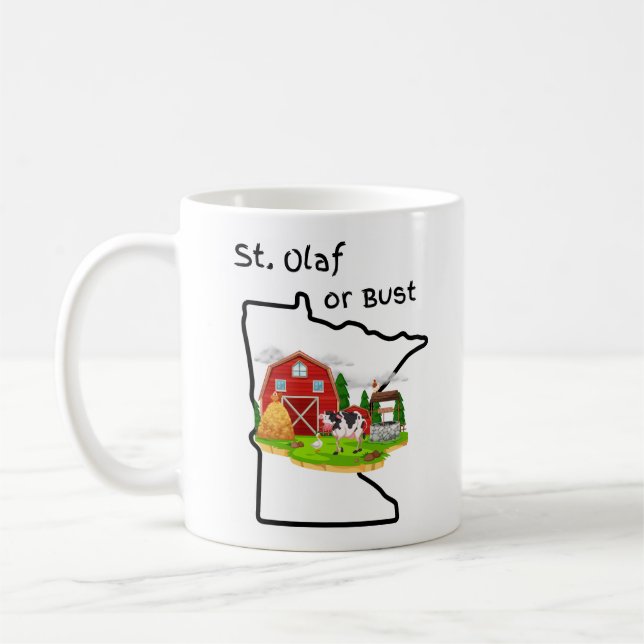 St. Olaf or Bust Mug (Left)