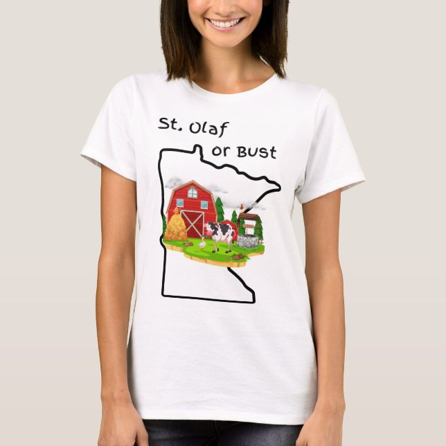 St. Olaf or Bust T-Shirt (Front)