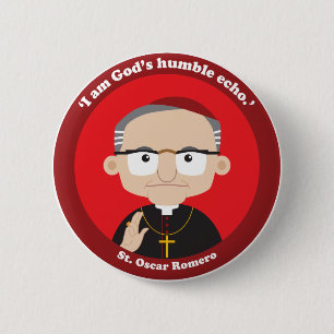 St. Oscar Romero 2 Inch Round Button