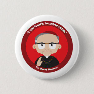 St. Oscar Romero 2 Inch Round Button