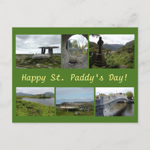 St. Paddy's Day Collage Postcard