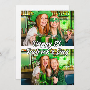 St. Paddy's Day Custom Modern 2-photos Template