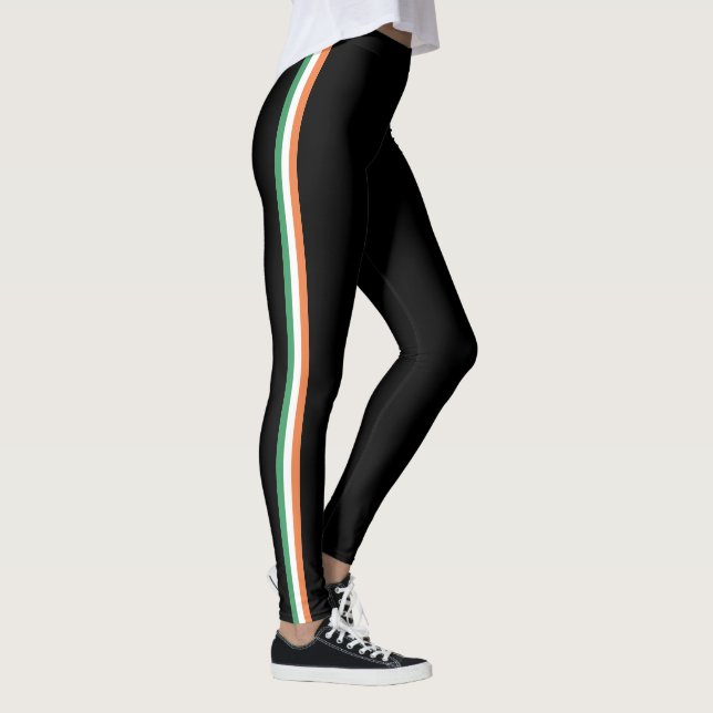 St Paddy's Day. Ireland Flag. Leggings (Right)