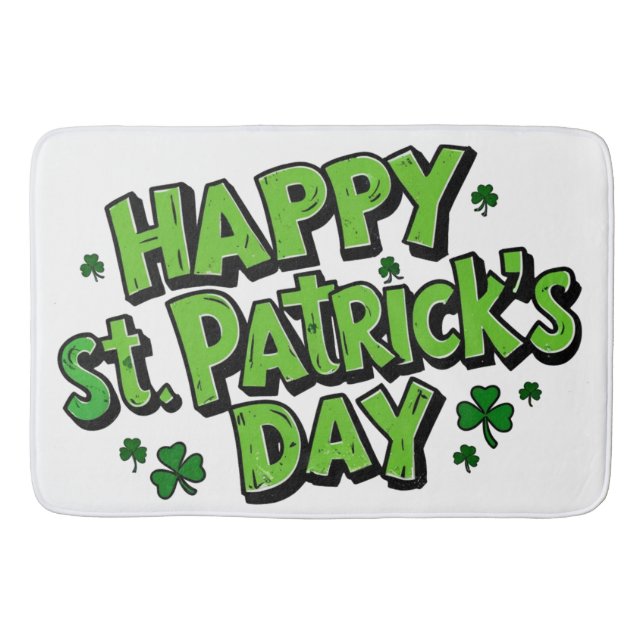 St. Paddy's Day, Patrick´s day  Bath Mat (Front)