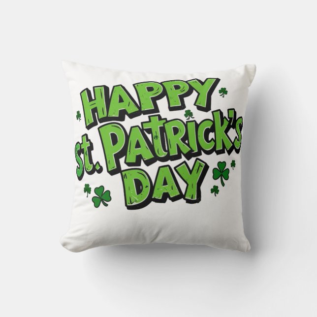 St. Paddy's Day, Patrick´s day  Throw Pillow (Front)